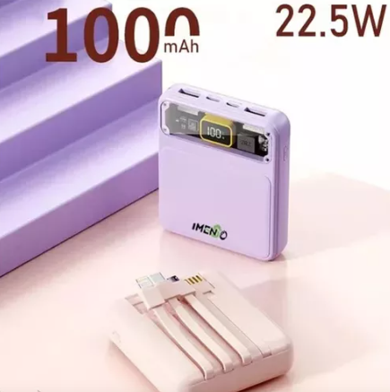 Carregador Portátil Powerbank 10000mah 22.5w Compacto