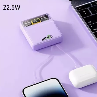 Carregador Portátil Powerbank 10000mah 22.5w Compacto