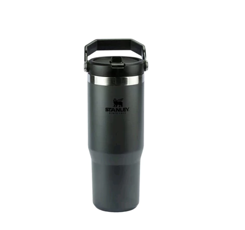 Garrafa Tumbler térmica com tampa e alça 600ml Aço inox